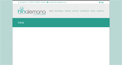 Desktop Screenshot of bioalemana.com
